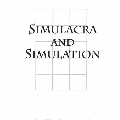 Stream ⚡PDF❤ Simulacra and Simulation The Body, In Theory: Histories of  Cultural Materialism from zackyewkowberg