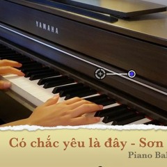 Có Chắc Yêu Là Đây - Sơn Tùng MTP - Piano Ballad by Ki bémol - Piano Sheet