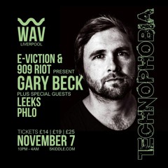 Leeks @ Techophobia @ WAV Club, Liverpool, November.