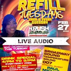 PAUL MICHAEL LIVE AT REFILL TUESDAYS IN THE BRONX ON FEB 27TH