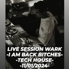 I AM BACK BITCHES - Tech House Session - 11/01/2024 - WARK