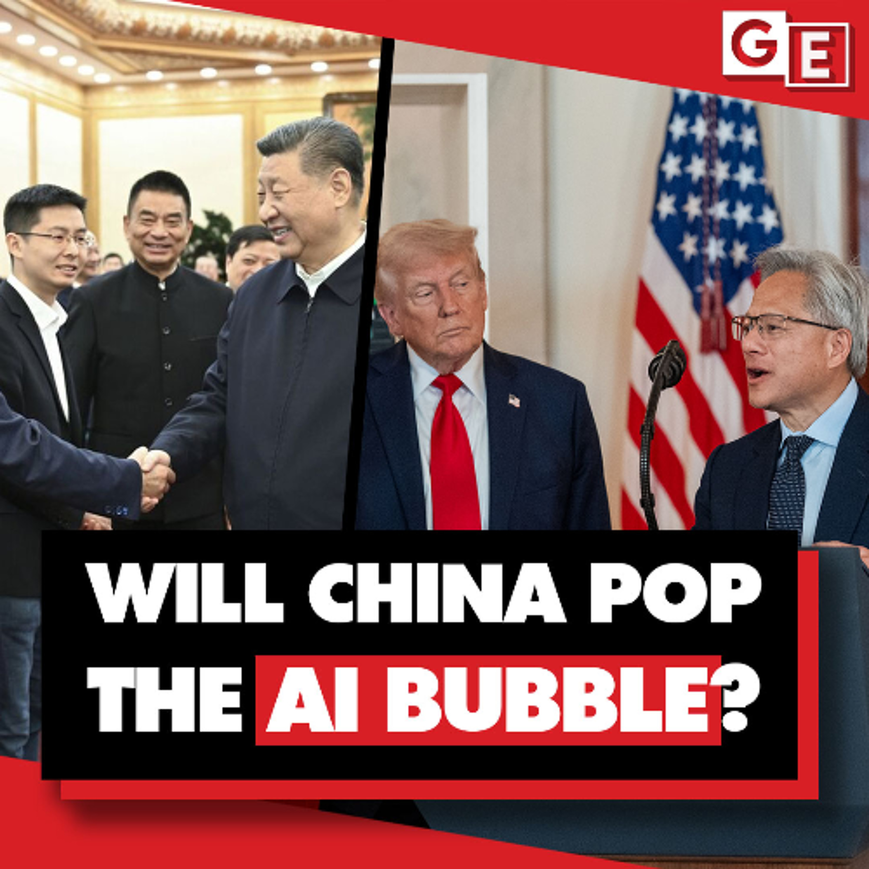 China is winning AI race, Nvidia says, as OpenAI begs US gov't for bailout