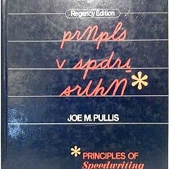 ^Epub^ Principles of Speedwriting Shorthand - Joe M. Pullis (Author)