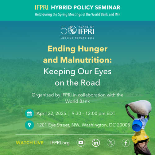 Ending Hunger and Malnutrition: Keeping Our Eyes on the Road