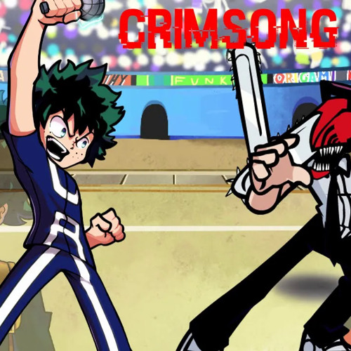 FNF Crimsong But It's Deku Vs Chainsawman By WILLI4M JK