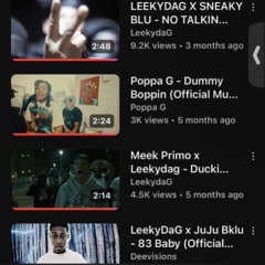 LEEKYDAG X SNEAKY BLU - NO TALKIN