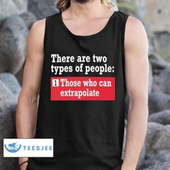There Are Two Types Of People. Those Who Can Extrapolate Shirt