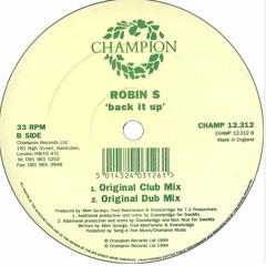 Robin S Back It Up (Lorcan Weldon 2024 Refix)
