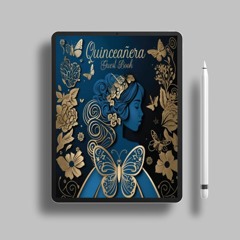 Quinceanera Guest Book: Navy Blue Floral and Butterfly Design for Memorable Sign-ins and Lastin