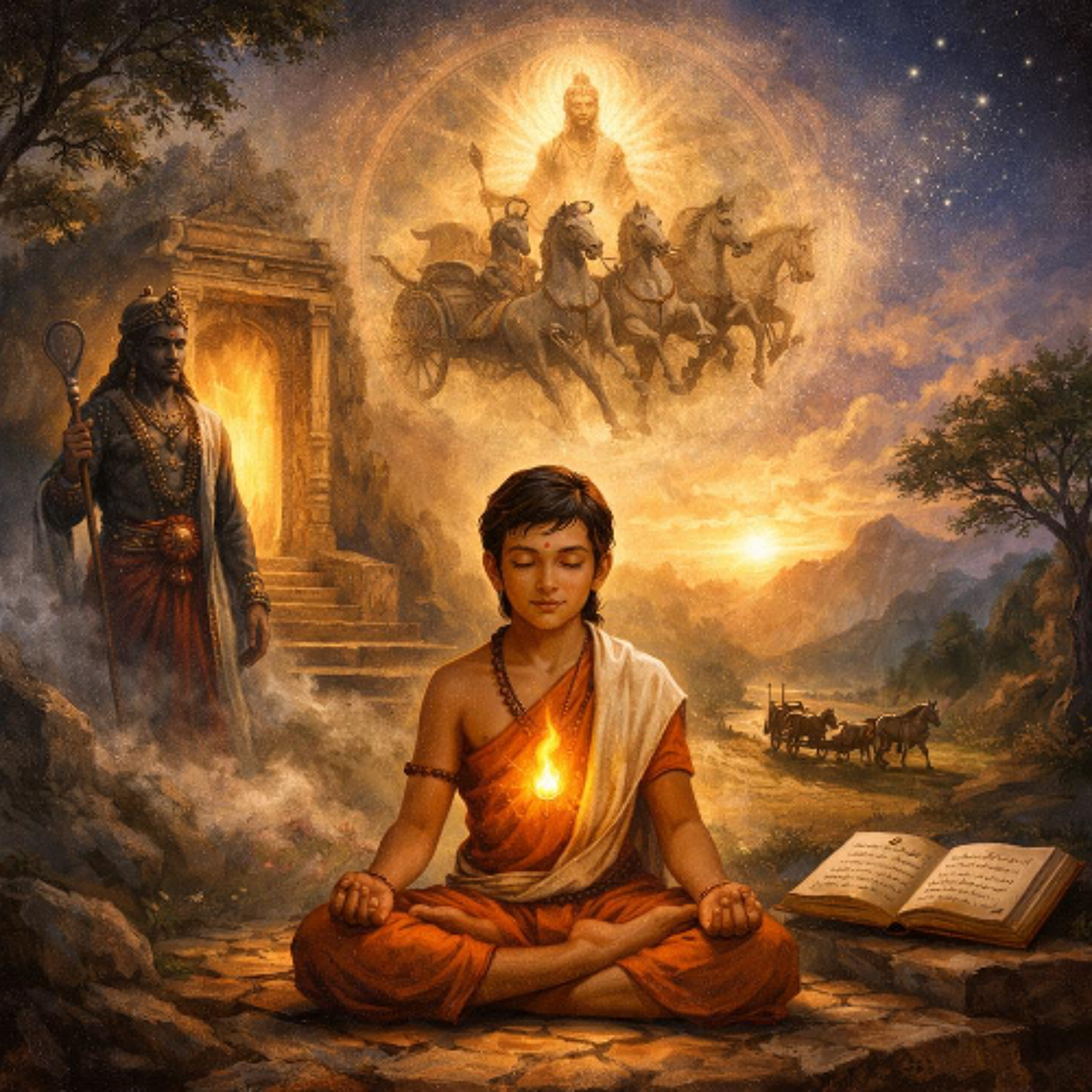 HARMONIE CELESTE - Méditation guidée — Le Feu intérieur de Nachiketa (jeudi 19 février 2026) episode artwork