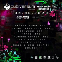 David Brixx@Cubiversum meets Moin Moin Records - Club Schlaflos Aarau (Switzerland) 30.06.23