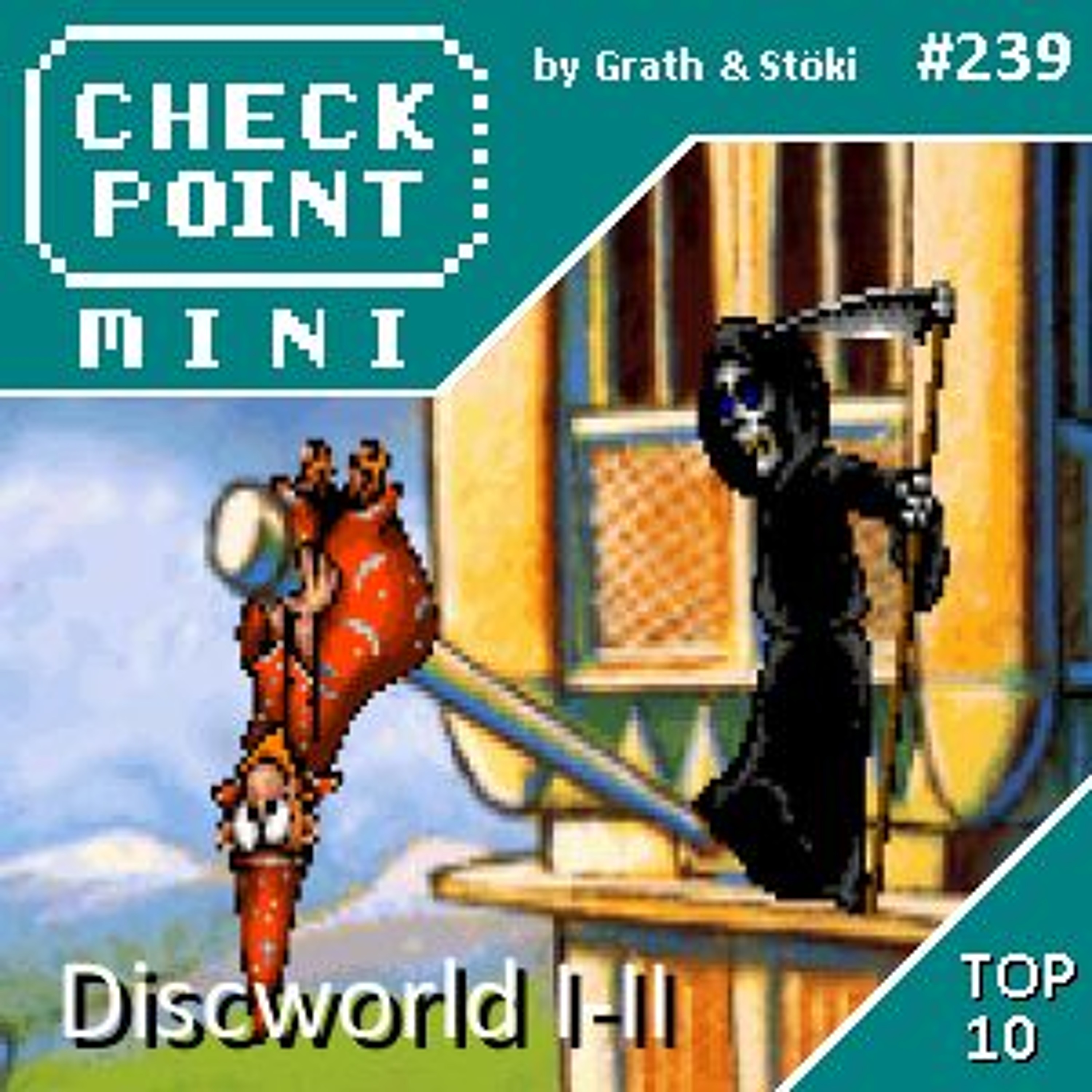Checkpoint Mini #239 - Discworld I-II + a 10 legjobb játék, aminek a címében "world" van