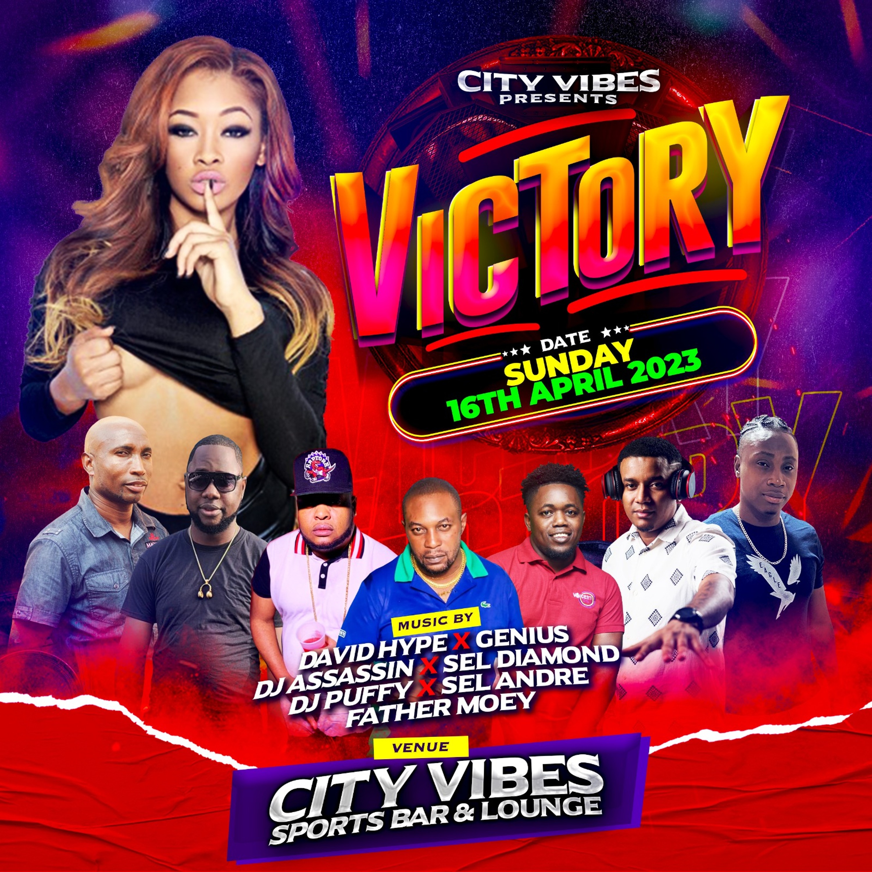 SELECTOR ANDRE & DJ PUFFY LIVE IN CITY VIBES VICTORY PARTY