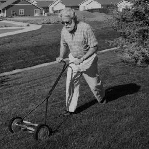 analog lawnmower