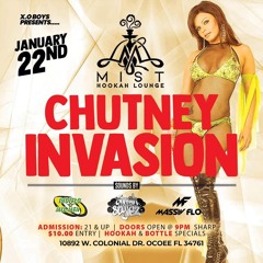 Chutney Invasion Set @ Mist Hookah Lounge 1/22/22 #MassivFlo @whizzywhizz