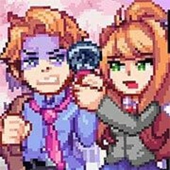 FNF - Blue (Monika and Senpai Cover)