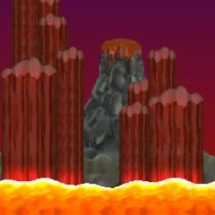 New Super Mario Bros. Wii/U - World 8 Outside Volcano Level