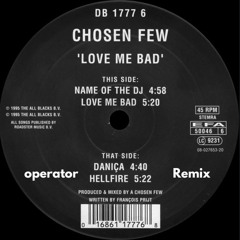 Chosen Few - Name Of The DJ (operator Remix) [FREE DL]