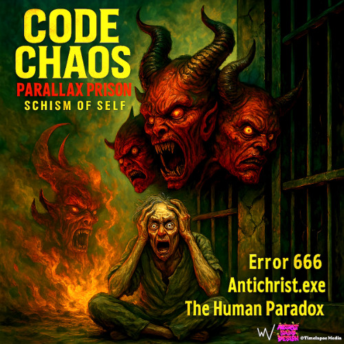Code Chaos – The Human Paradox 🤯 Darkpsy HiTech Psytrance [195 BPM]