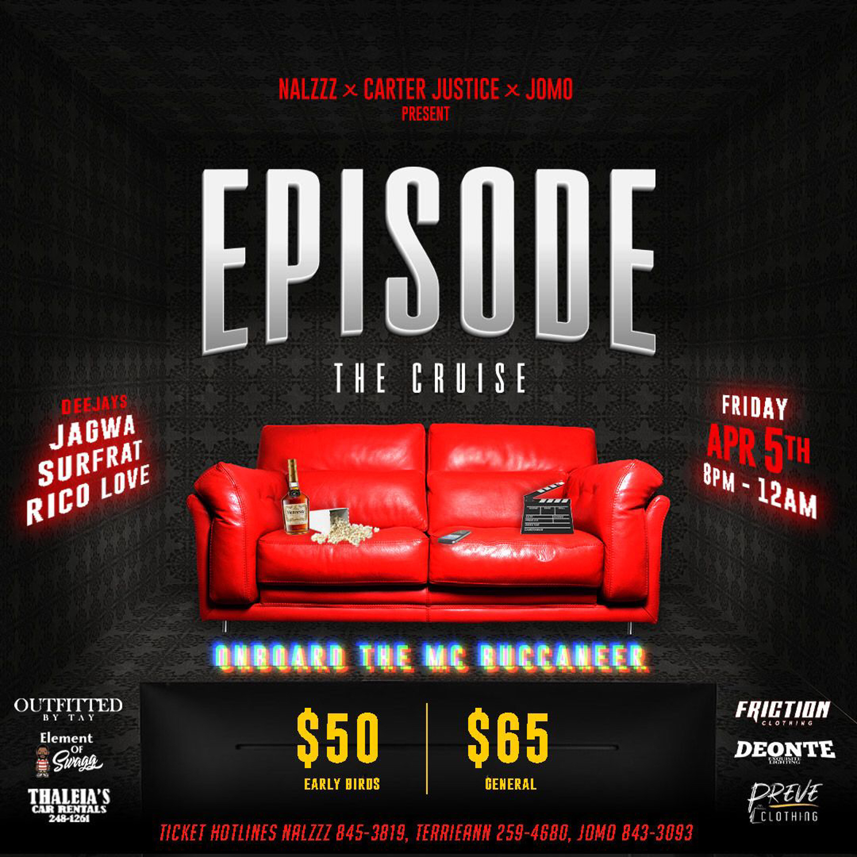 Episode The Cruise 5th April Mc Buccaneer