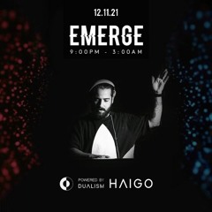 HAIGO - Melodic Techno Opening Set - EMERGE Event - 12.11.21