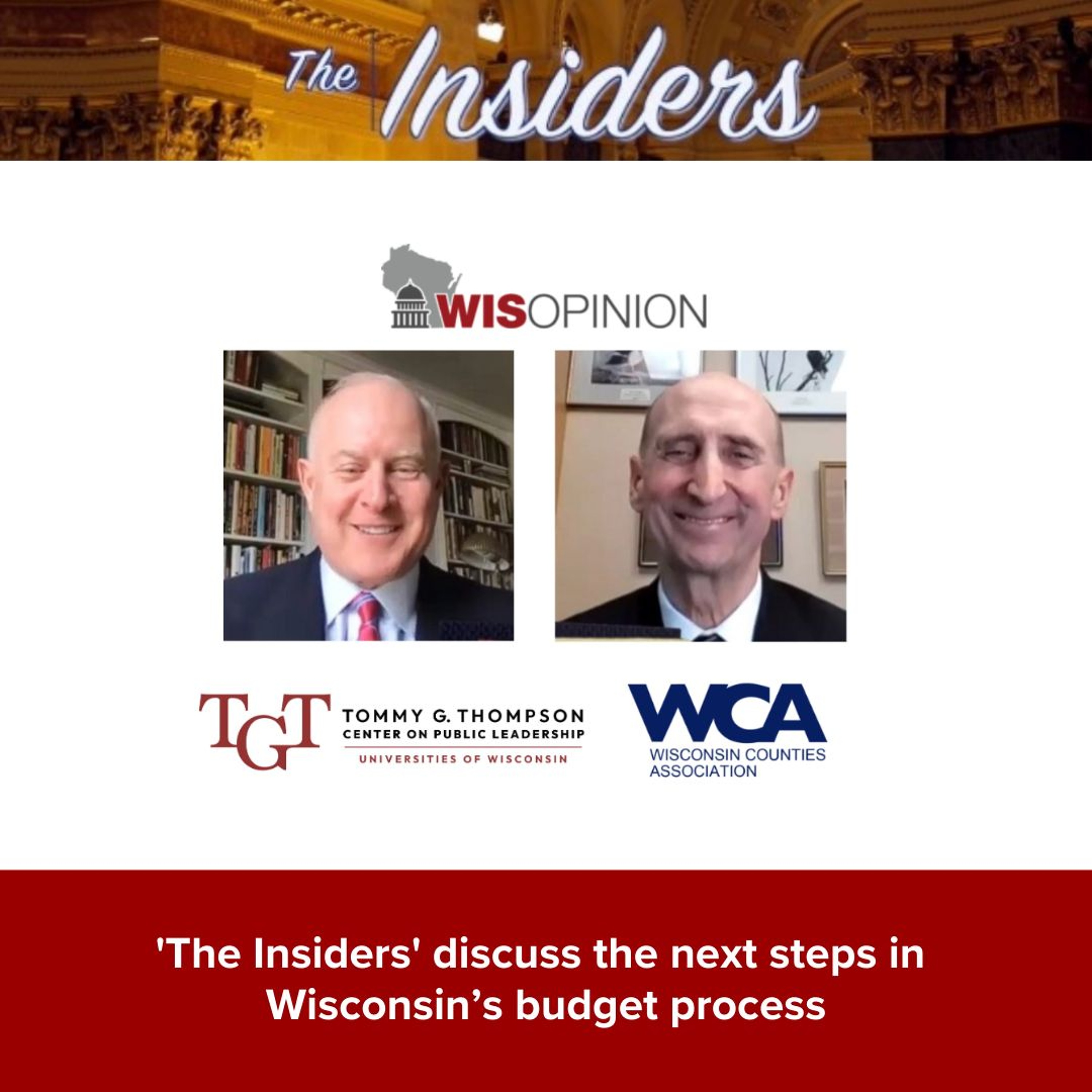 WisOpinion: 'The Insiders' discuss the next steps in Wisconsin budget process
