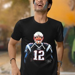 Nice Tom Brady 12 New England Patriots Tb12 The Goat Tour Signature Shirt