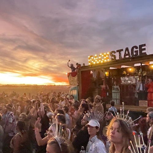 Sunset over the Tankwa | BA(C)KSTAGE at AfrikaBurn | 26 April 2023