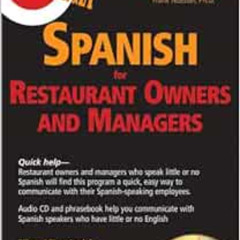 [Get] EBOOK 🖍️ On Target: Spanish for Restaurant Owners and Managers (On Target Audi