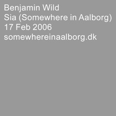Benjamin Wild (Force Tracks, Perlon) at Sia (Somewhere in Aalborg), 17 Feb 2006