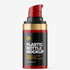7+ Download Free Glossy Cosmetic Bottle with Pump Mockup Mockups PSD Templates