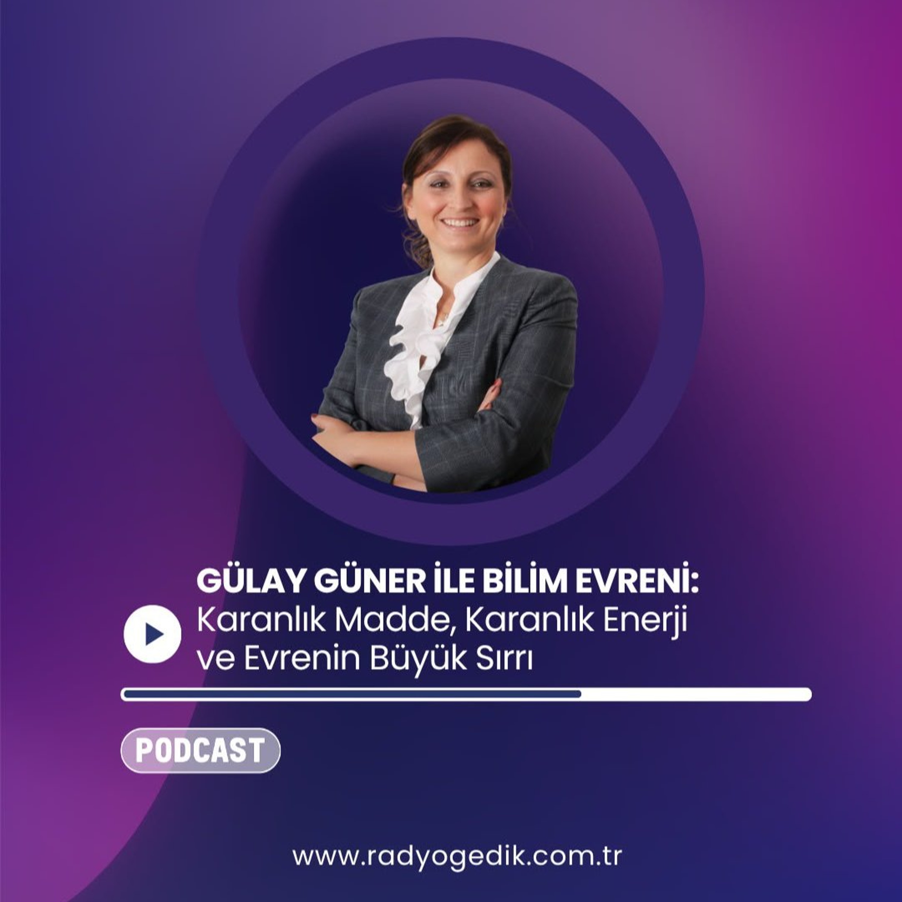 GÜLAY GÜNERLE BİLİM EVRENİ - Karanlık Madde, Karanlık Enerji ve Evrenin Büyük Sırrı episode artwork
