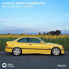 Charlie 3000's Summer Hits - 20 Septembre 2023