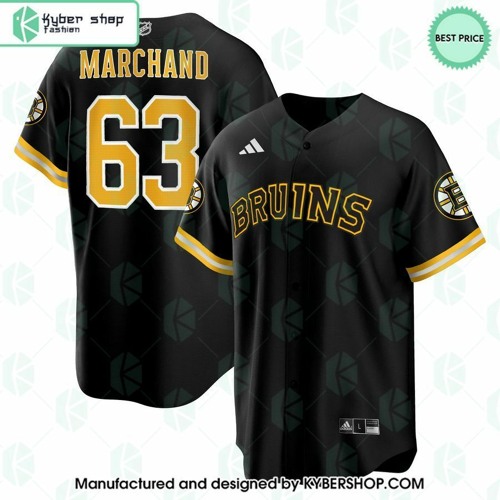 Brad Marchand Boston Bruins Baseball Jersey