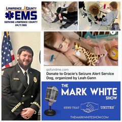 Gracie's Seizure Alert Service Dog & Kane Watkins with Lawrence County (TN) EMS