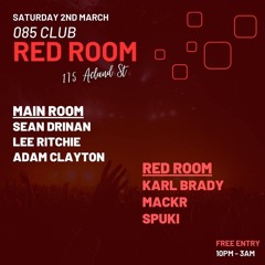 TECHNO ACTION @ THE RED ROOM