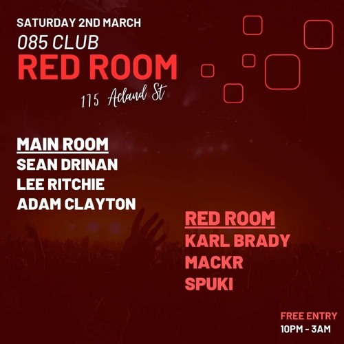 TECHNO ACTION @ THE RED ROOM