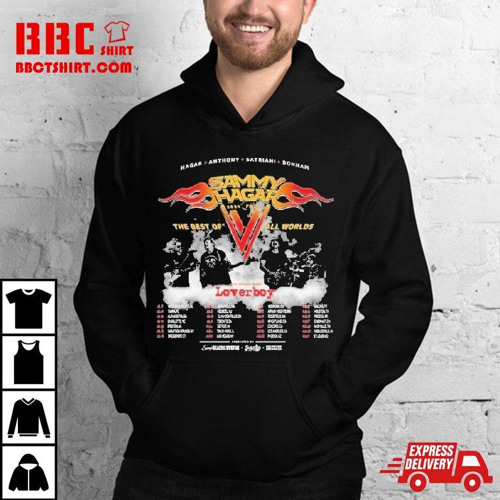 Stream Sammy Hagar The Best Of All Worlds Tour 2024 TShirt by