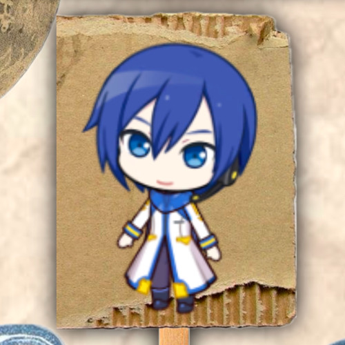 VOCALOID KAITO パネル Nokuhashi Vocaloid Kaito V3 life-sized wall scroll (READ