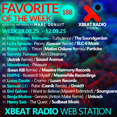 Marc Denuit // Favorite of the Week 29.08.25 - 12.09.25 On Xbeat Radio Station