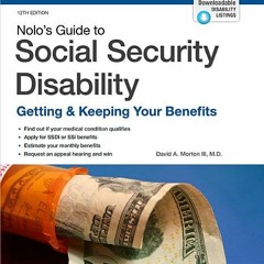 (Download PDF) Nolo's Guide to Social Security Disability: Getting & Keeping Your Benefits - David A