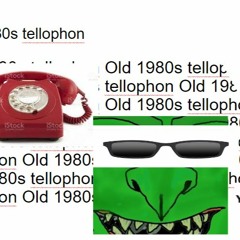 old 1980s telephone