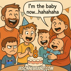 (music) How my brother ruined my 8th Birthday  LMBYTS #1422  Jason Newland  25th August 2025