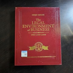 The Legal Environment of Business: Text and Cases (MindTap Course List)     11th Edition