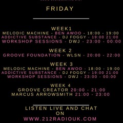 Groove Foundation - 212 Radio UK - Show 1 - March 2022