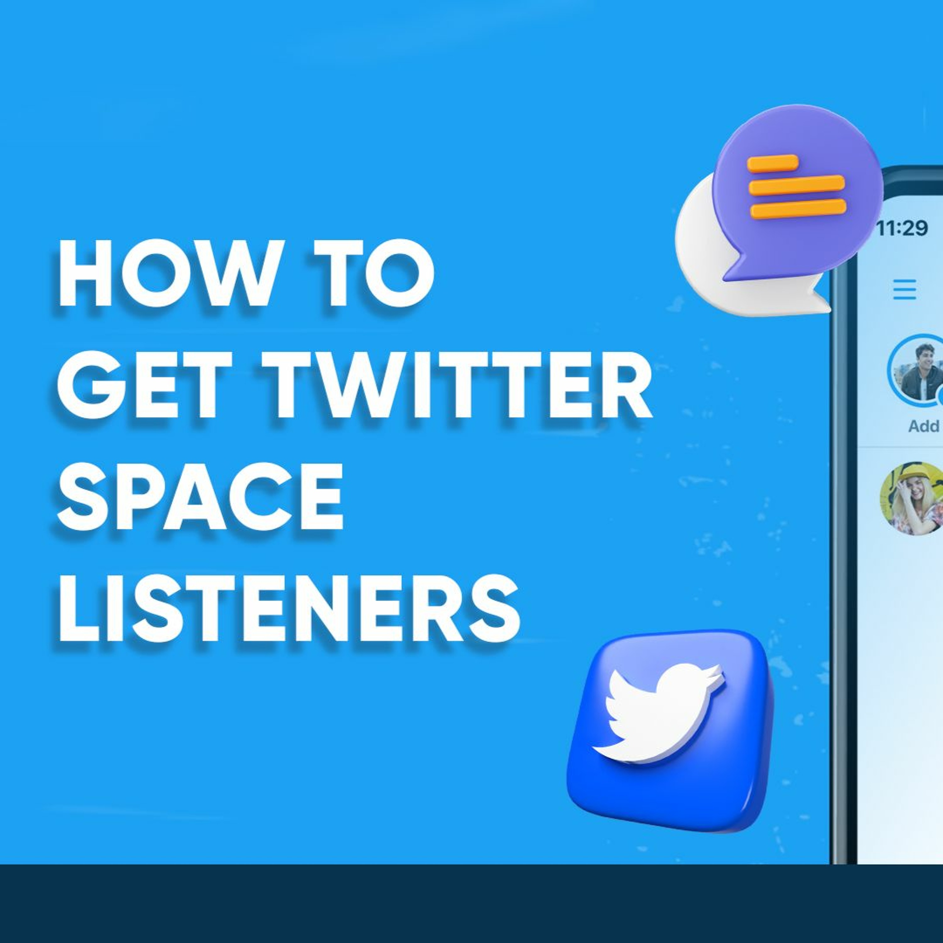 How To Get Twitter Space Listeners | InstaFollowers