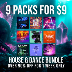 Black Octopus - House and Dance – 9 Packs for $9