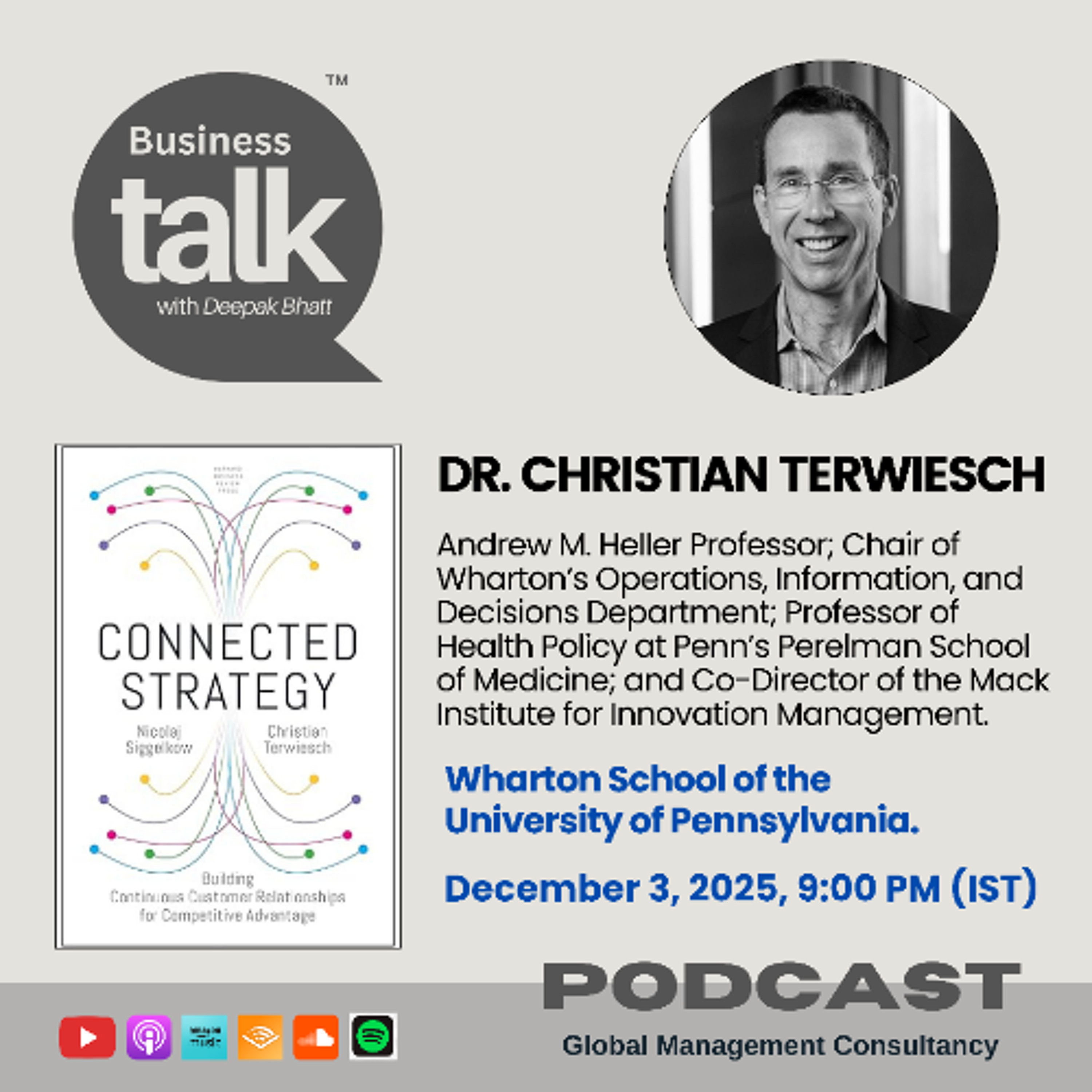 Connected Strategy in Action: Dr Christian Terwiesch on Always-On Customer Relationships episode artwork