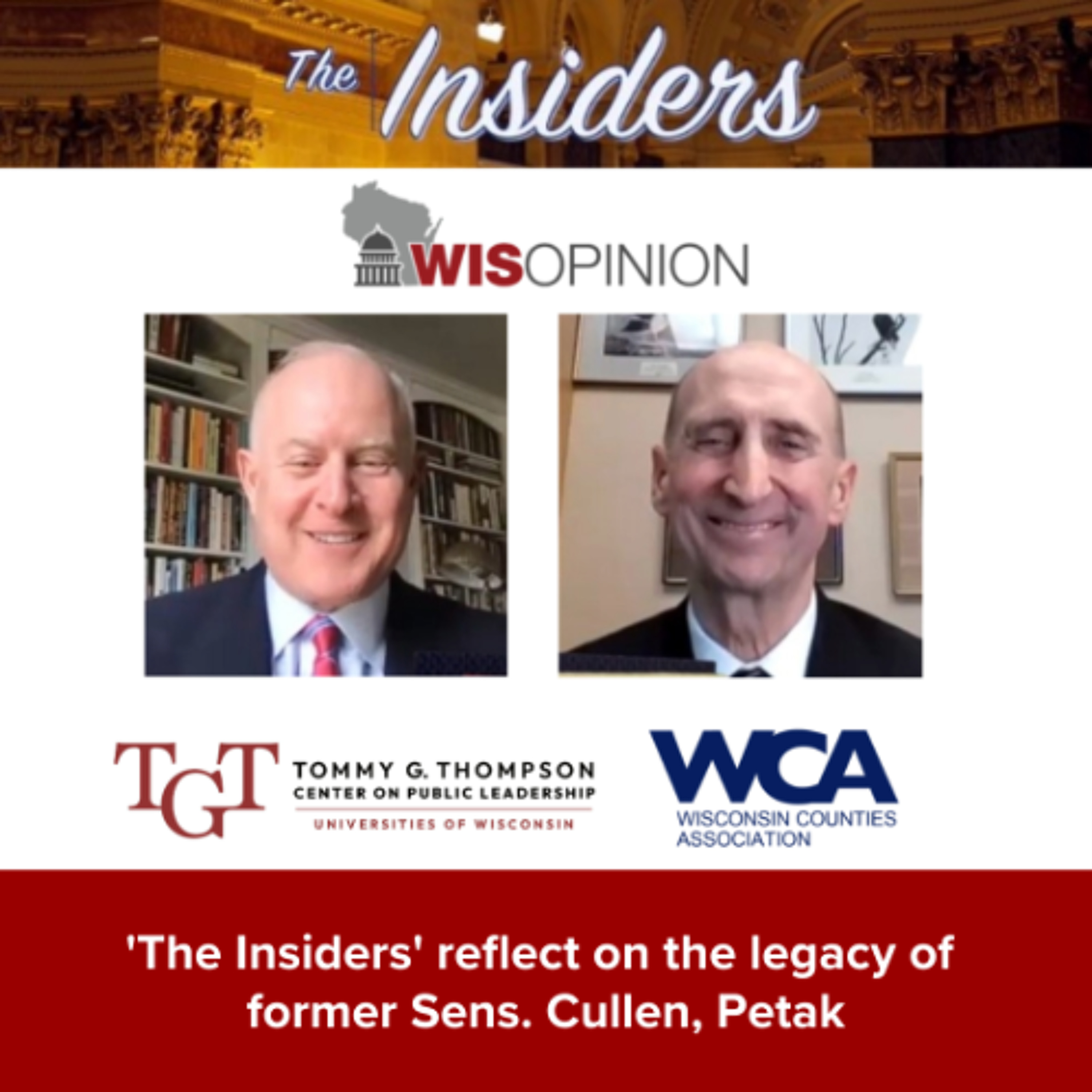 'The Insiders' reflect on the legacy of former Sens. Cullen, Petak episode artwork