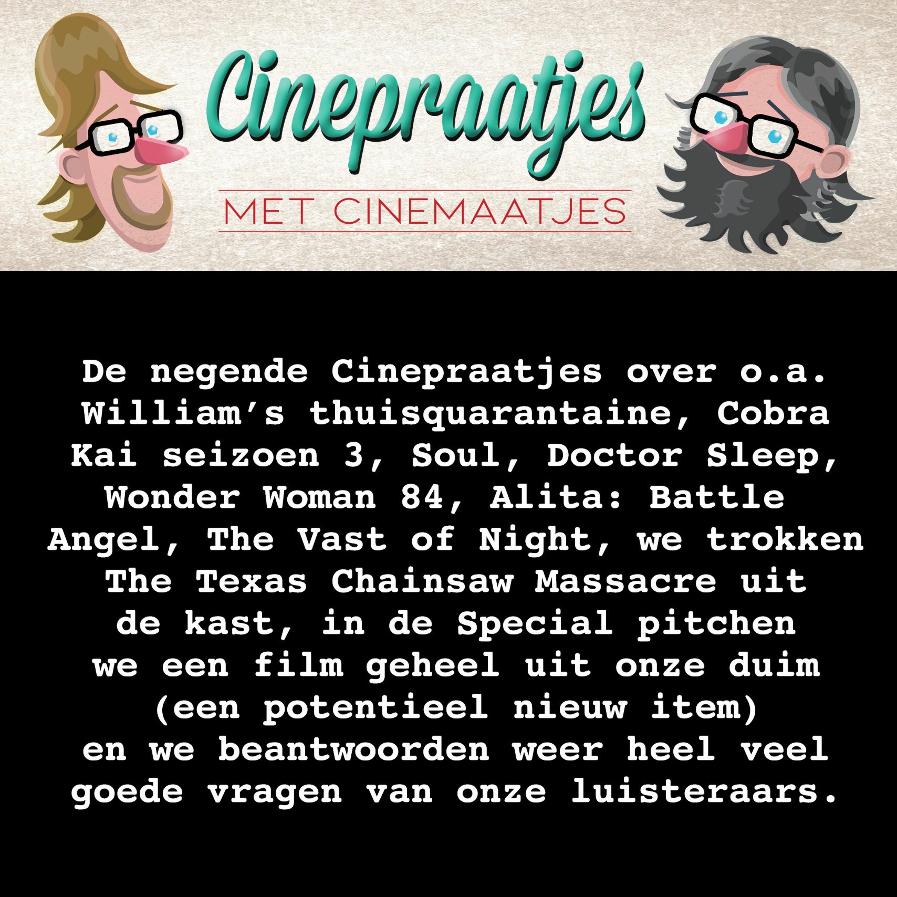 Cinepraatjes, de podcast van Cinemaatjes